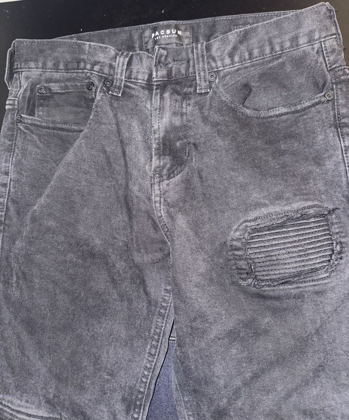Other Men Black Stacked Skinny Jeans Size US 28 / EU 44 - 5 Thumbnail