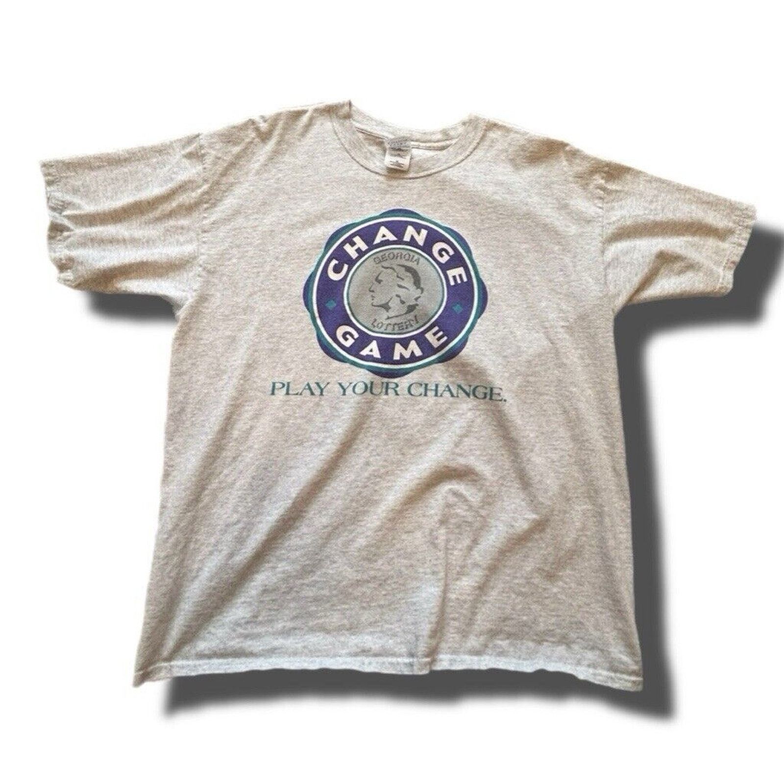 Gildan Vintage Georgia Lottery Gildan Ultra Cotton Men’s XL Size US XL / EU 56 / 4 - 1 Thumbnail