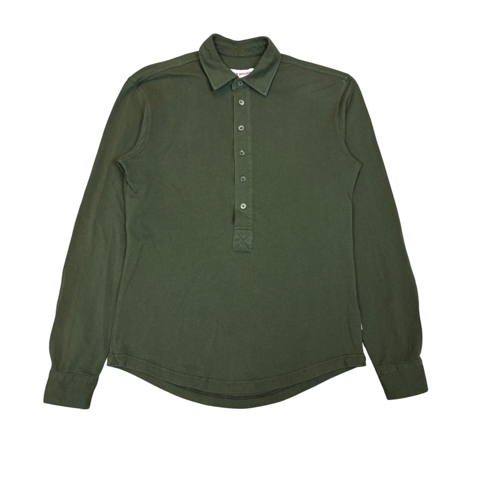 Orlebar Brown Orlebar Brown 6 Button Henley Long Sleeve Polo Shirt Small Size US S / EU 44-46 / 1 - 1 Thumbnail