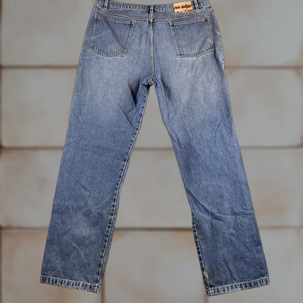 Vintage Guide Gear Jeans Men 38x29 Straight Leg Dark Wash Flannel Lined Denim 5-Pocket Insulated Relaxed Size US 38 / EU 54 - 1 Thumbnail