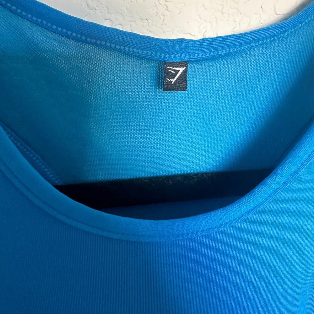 Gymshark Gymshark Serene Blue Sports Bra Racerback Blueberry Small Size ONE SIZE - 5 Thumbnail