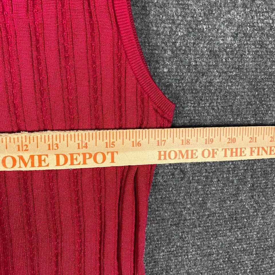 Jones New York Jones New York Tank Top Women's XL Hot Rayon Blend Adults Size XL / US 12-14 / IT 48-50 - 4 Thumbnail