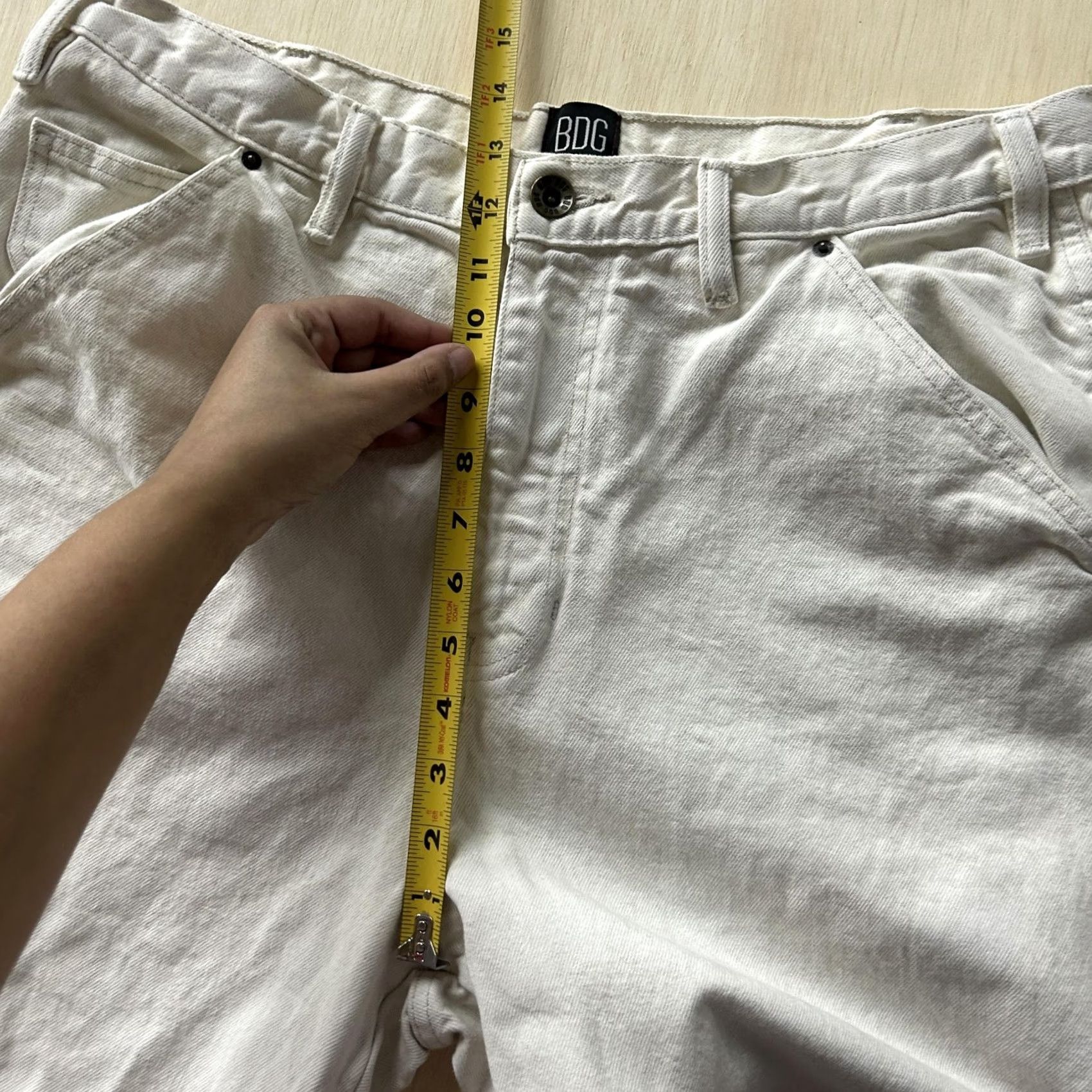 Bdg BDG Urban Outfitters Mens Jeans - White Carpenter High Rise 36 Size US 36 / EU 52 - 7 Thumbnail