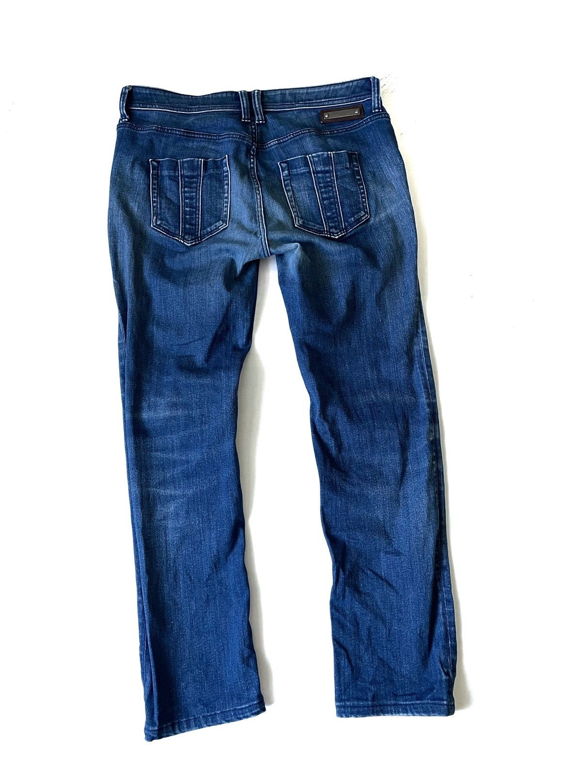 Burberry × Designer Burberry Brit Medium Wash Jeans Kensington Slim 30 Blue Size 30" / US 8 / IT 44 - 6 Thumbnail