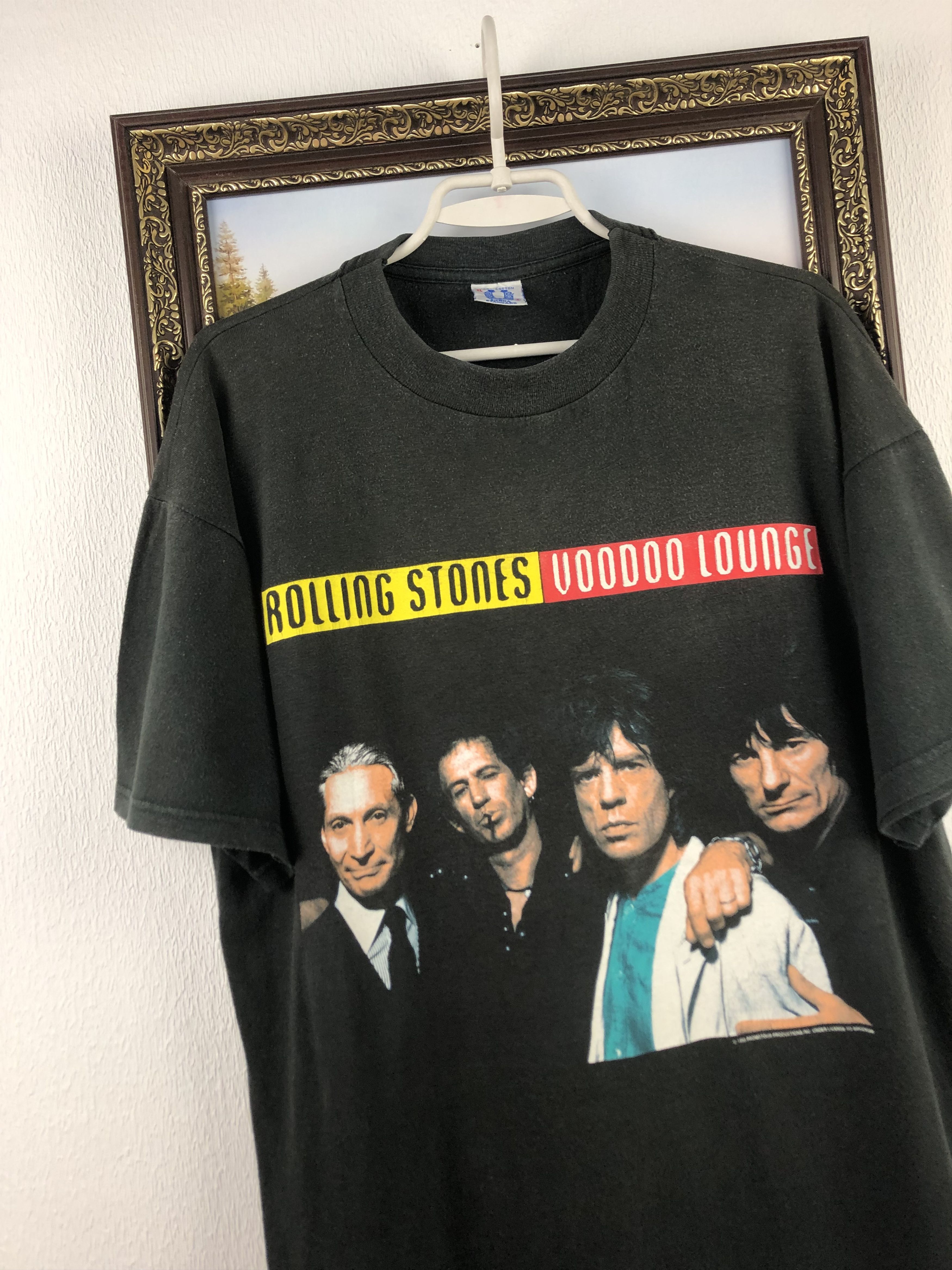 Band Tees Vintage 90's The Rolling Stones Voodoo Lounge Band Shirt Tee Size US XL / EU 56 / 4 - 3 Thumbnail