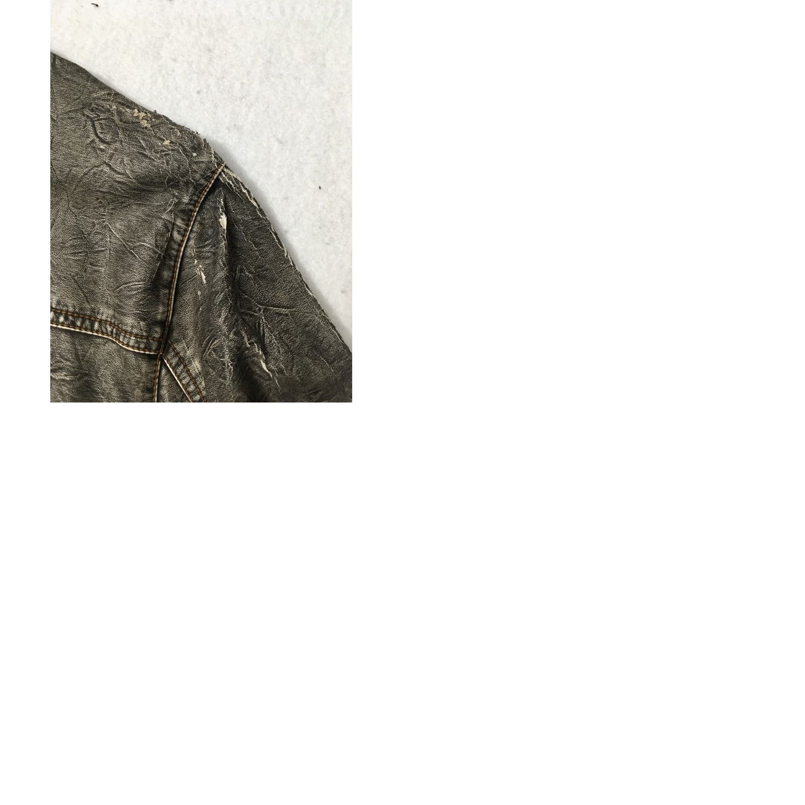 Vintage Ruby Rd. Women Jacket Gray 16W Small Distressed Denim Pockets Basic Jacket Adults Womens Size XXL / US 16-18 / IT 52-54 - 9 Thumbnail
