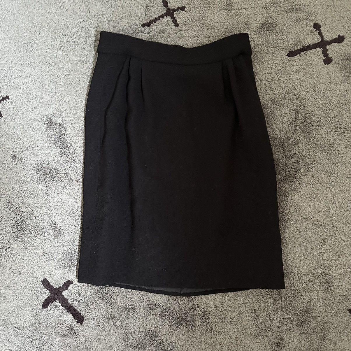 Chanel Archive Chanel Haute Couture Wool Mini Skirt Size 26" / US 2 / IT 38 - 1 Thumbnail