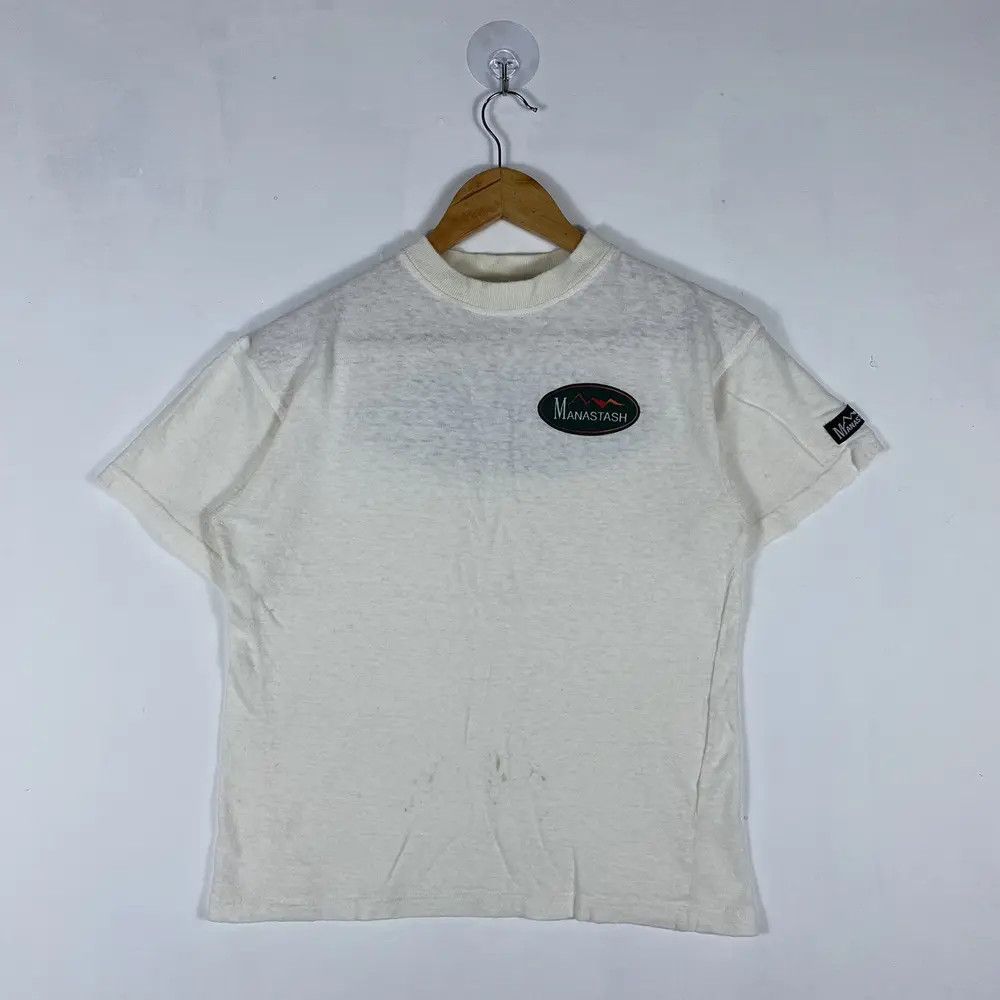 Manastash Vintage MANASTASH Big Logo Graphic Hemp Tee Size US S / EU 44-46 / 1 - 4 Thumbnail