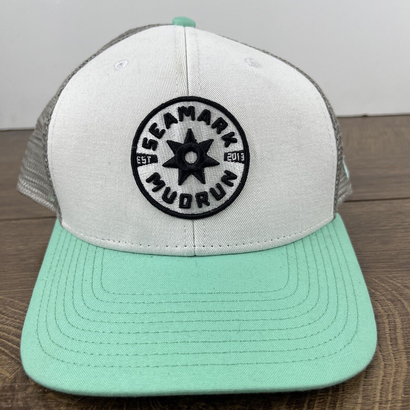 Other Seamark Mudrun Hat Seamark Mud Run White Adjustable Hat Snap Size ONE SIZE - 6 Thumbnail