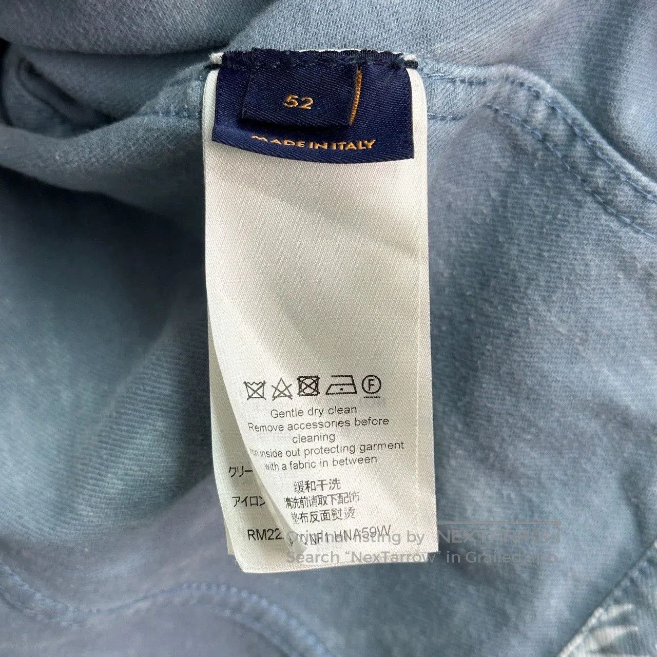 Louis Vuitton blue plant print denim jacket by louis vuitton. Size US L / EU 52-54 / 3 - 4 Thumbnail