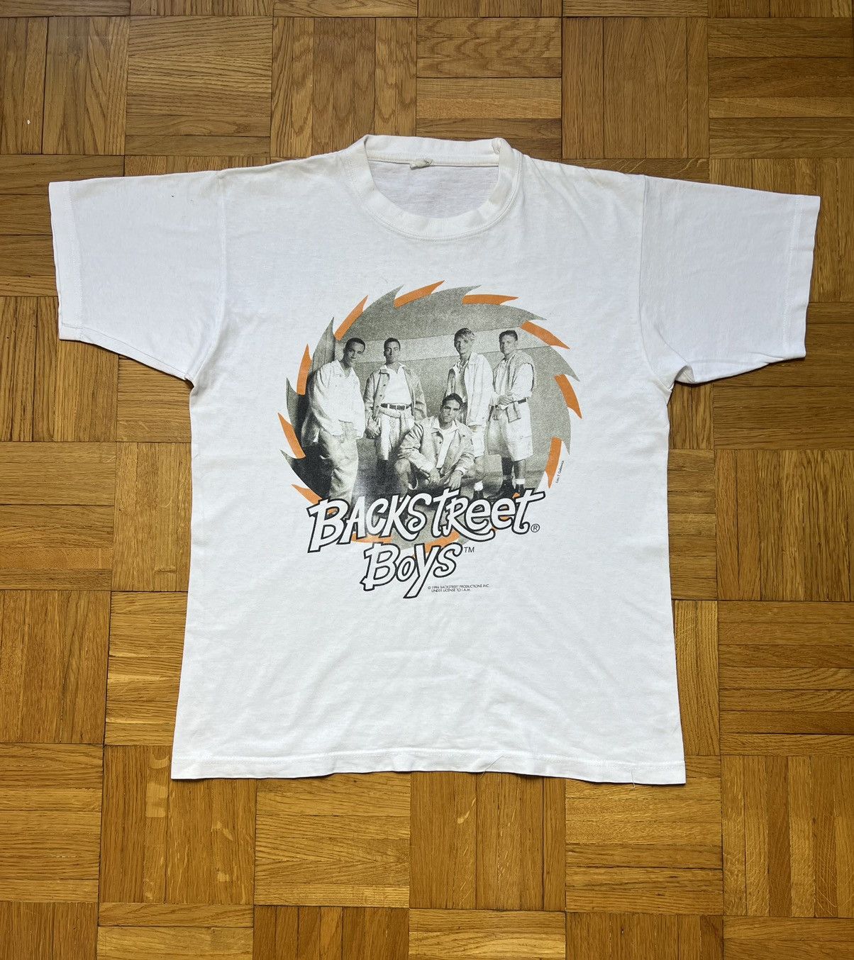 Band Tees × Vintage Backstreet Boys 1996 vintage tshirt white 90’s rare Size US M / EU 48-50 / 2 - 2 Thumbnail