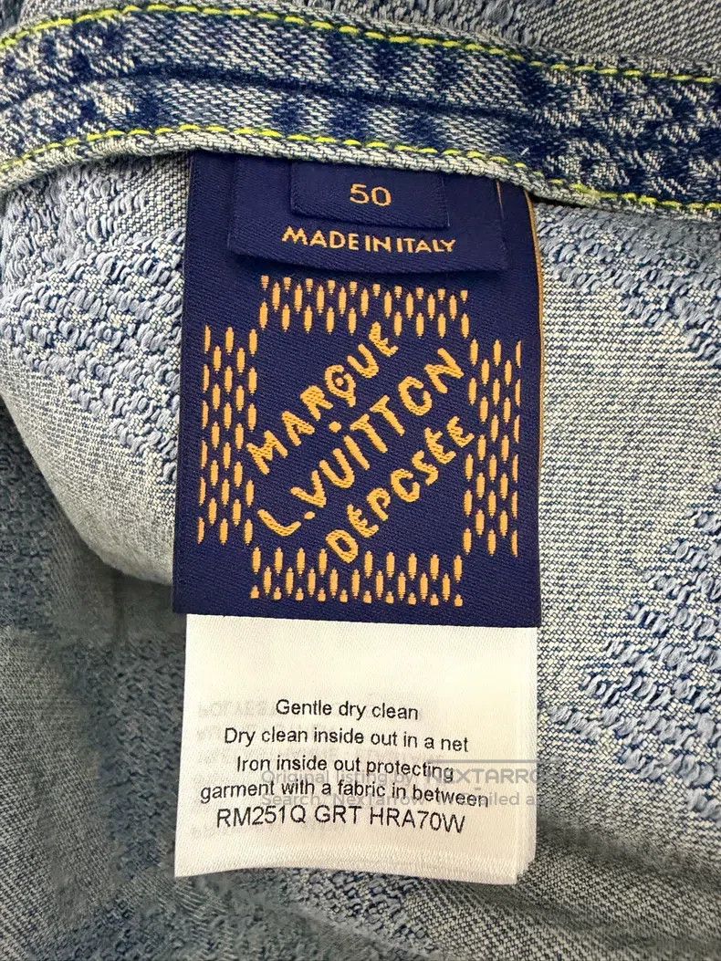 Louis Vuitton Louis Vuitton Checkerboard denim jacket Size US M / EU 48-50 / 2 - 4 Thumbnail