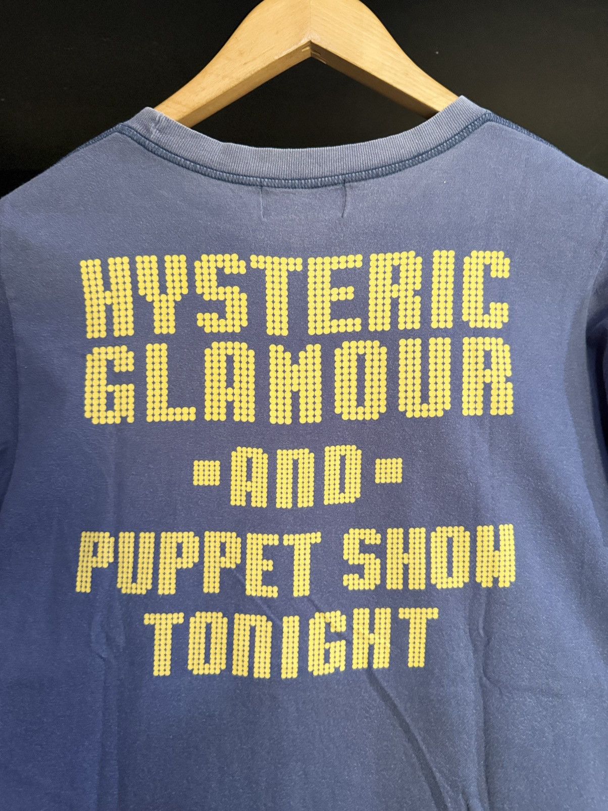 Hysteric Glamour × Vintage Thrashed Vintage Hysteric Glamour And Puppet Show Tonight T Size US S / EU 44-46 / 1 - 7 Thumbnail