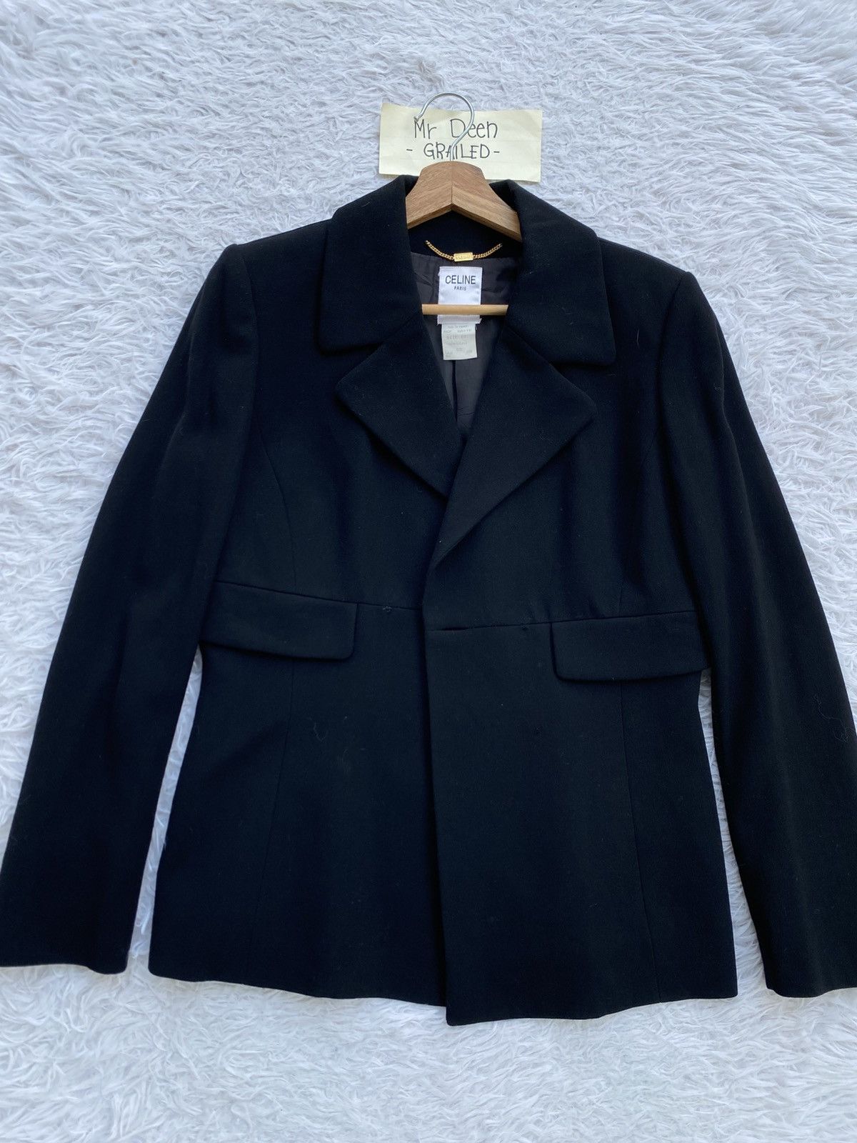 Celine Rare Vintage CELINE Blazer / Women Coat Size M / US 6-8 / IT 42-44 - 7 Thumbnail