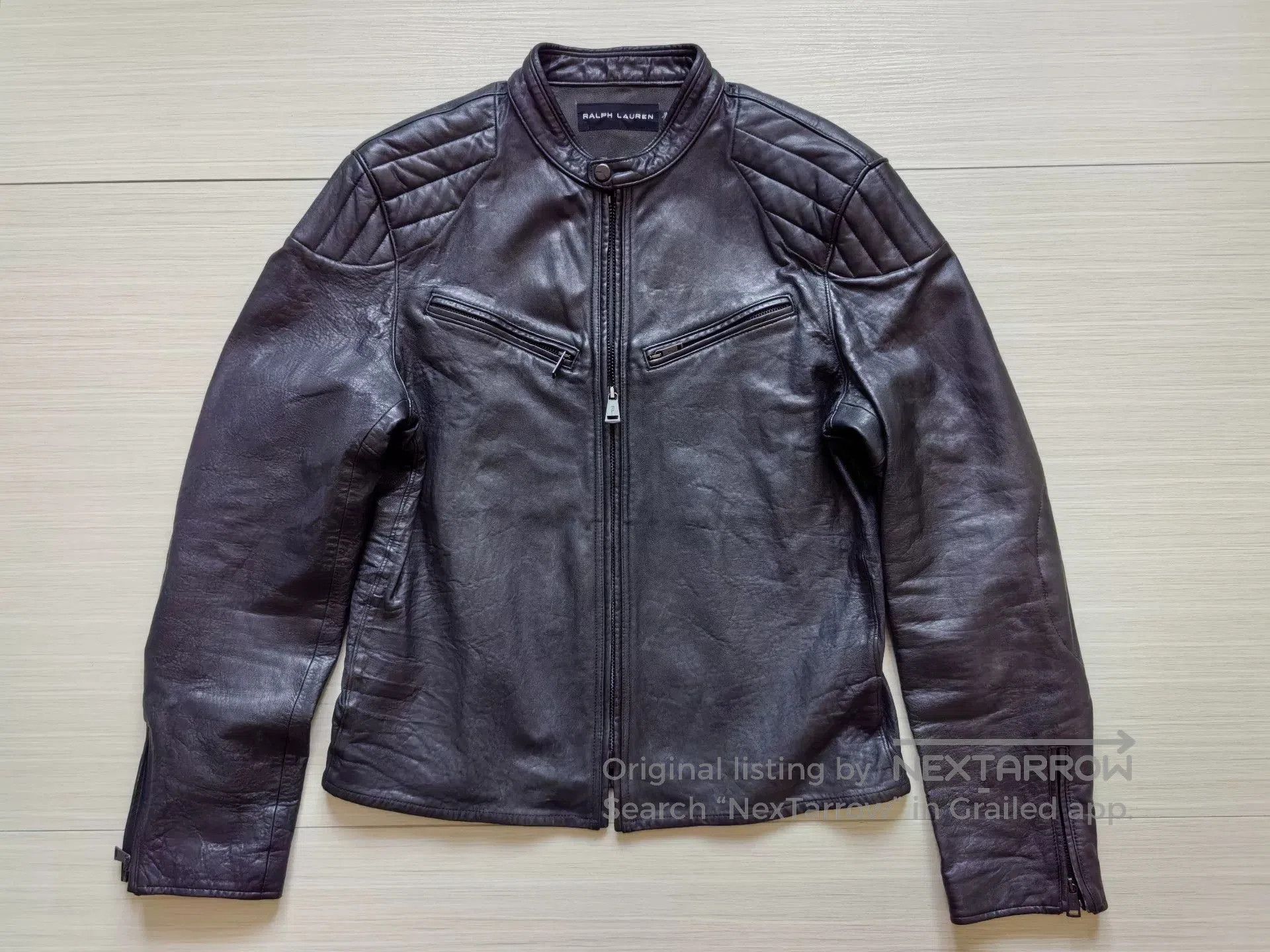 Ralph Lauren Black Label ralph lauren black label leather motorcycle jacket. Size US L / EU 52-54 / 3 - 1 Thumbnail