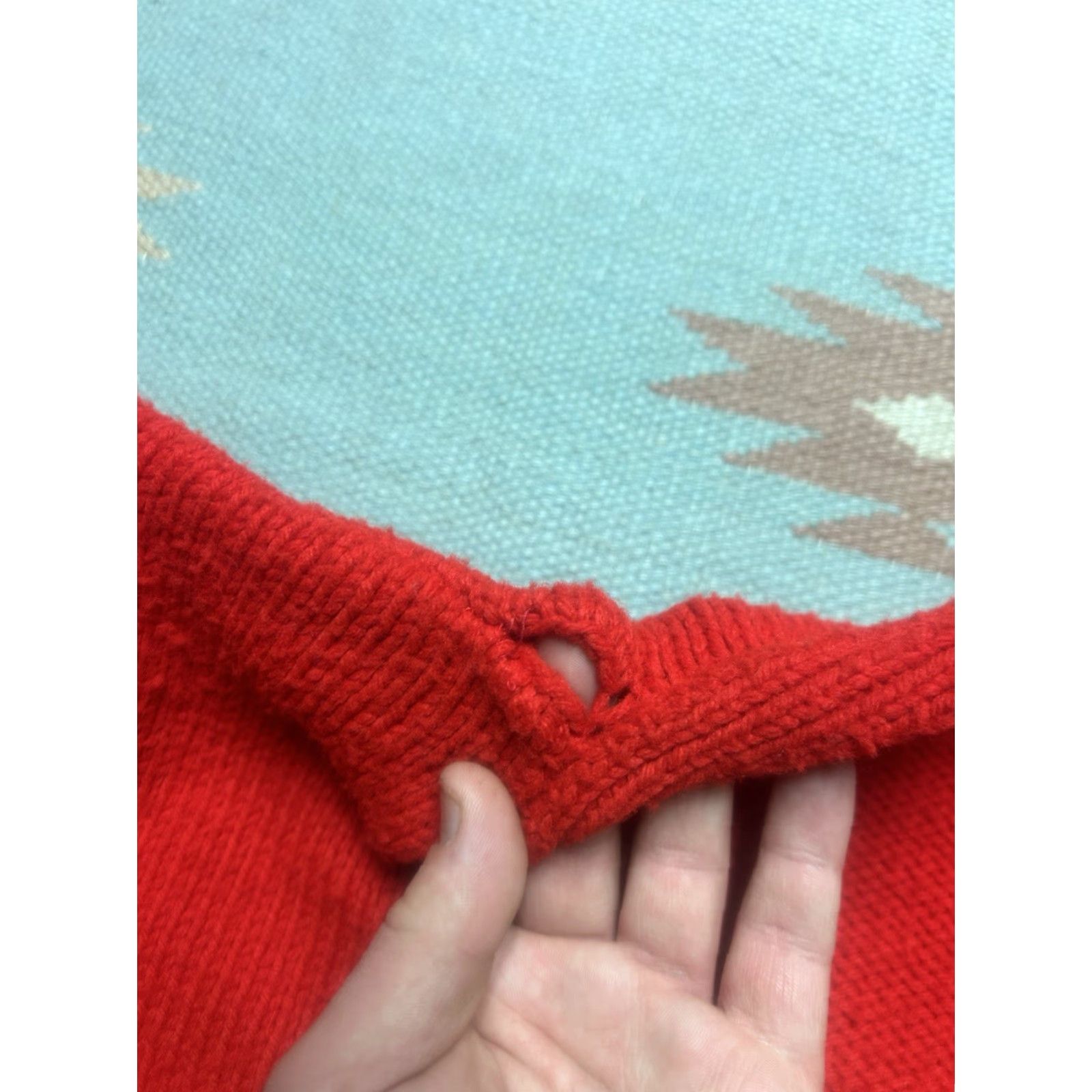 Vintage **Vintage Red Wool Knit Women's Cardigan M** User: Vintage Red Wool Knit Women's Cardigan Medium M Size M / US 6-8 / IT 42-44 - 5 Thumbnail