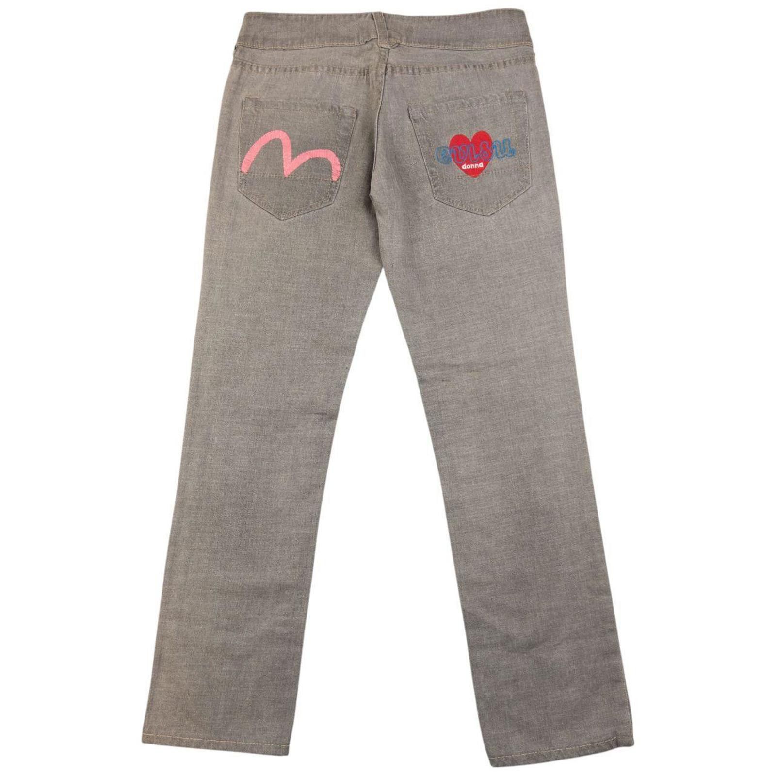 Evisu Vintage Evisu Donna Embroidered Japanese Denim Jeans W28 Size 28" / US 6 / IT 42 - 2 Thumbnail