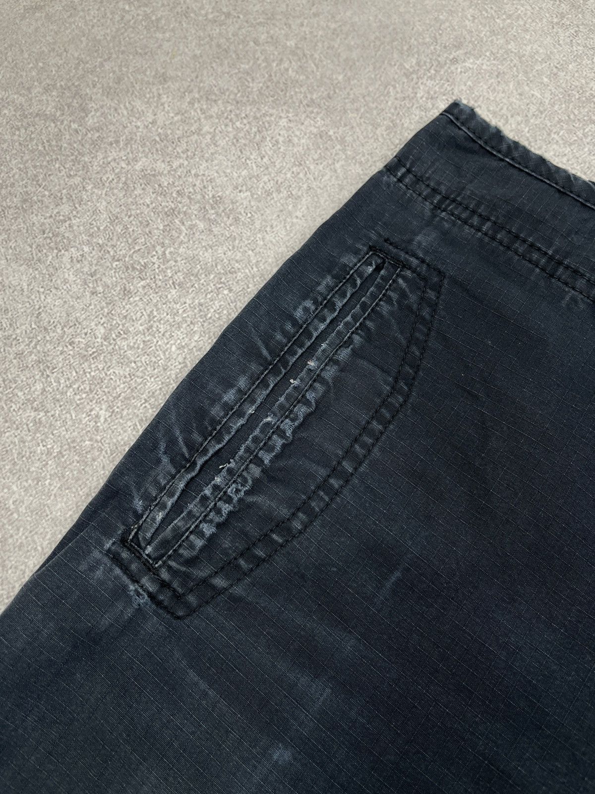 Nike Vintage Nike Cargo Distressed Pants Navy Drill Y2K ACG TN Size US 30 / EU 46 - 11 Thumbnail