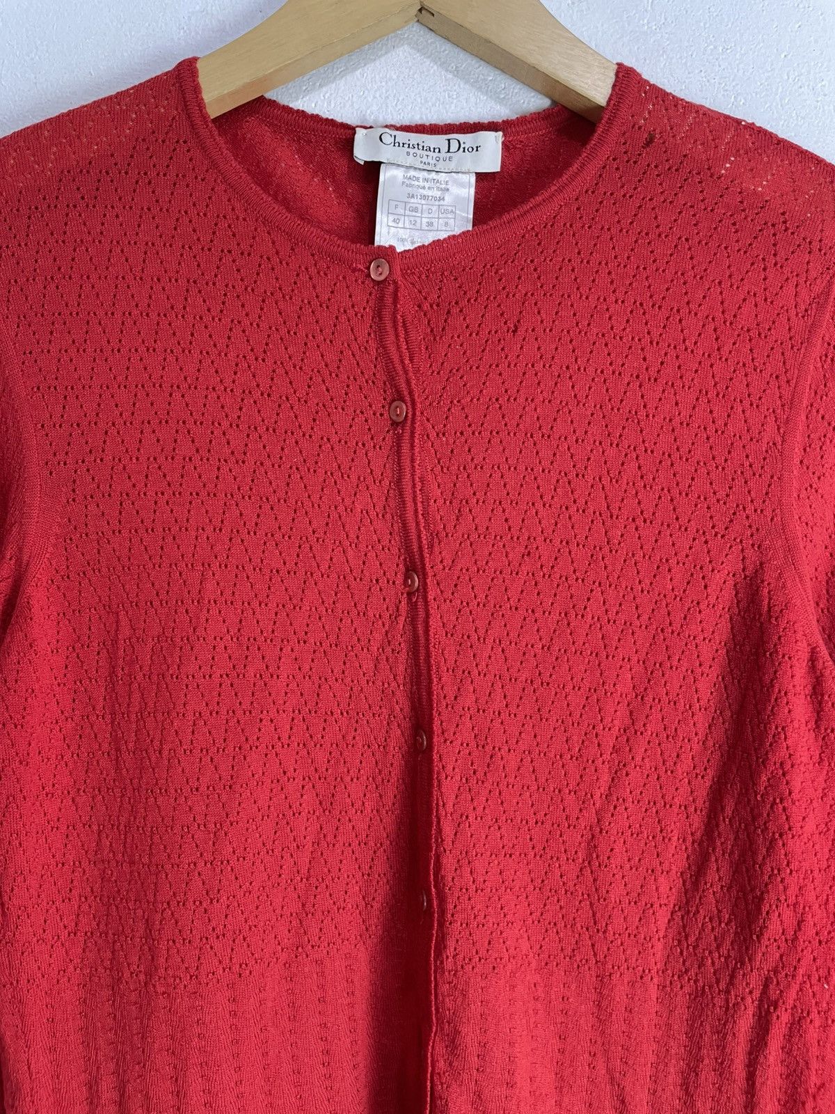 Dior Christian Dior boutique cardigan Size M / US 6-8 / IT 42-44 - 2 Thumbnail