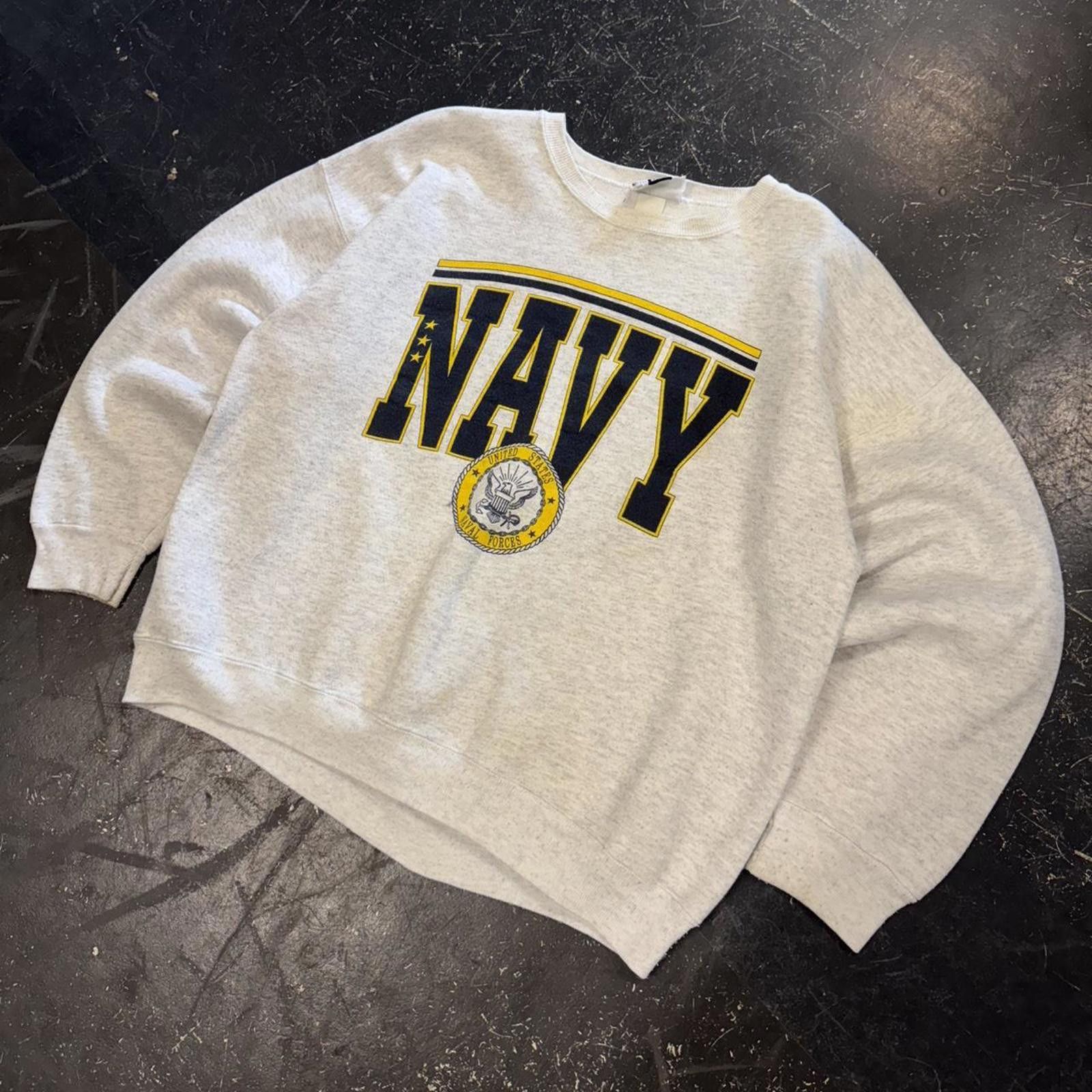 Lee 90s US Navy Crewneck - XL Size US XL / EU 56 / 4 - 2 Thumbnail