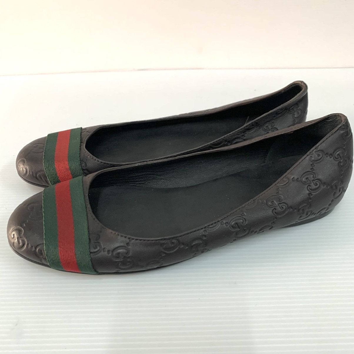 Gucci Gucci Leather Flats Shoes Size US 8.5 / IT 38.5 - 2 Thumbnail