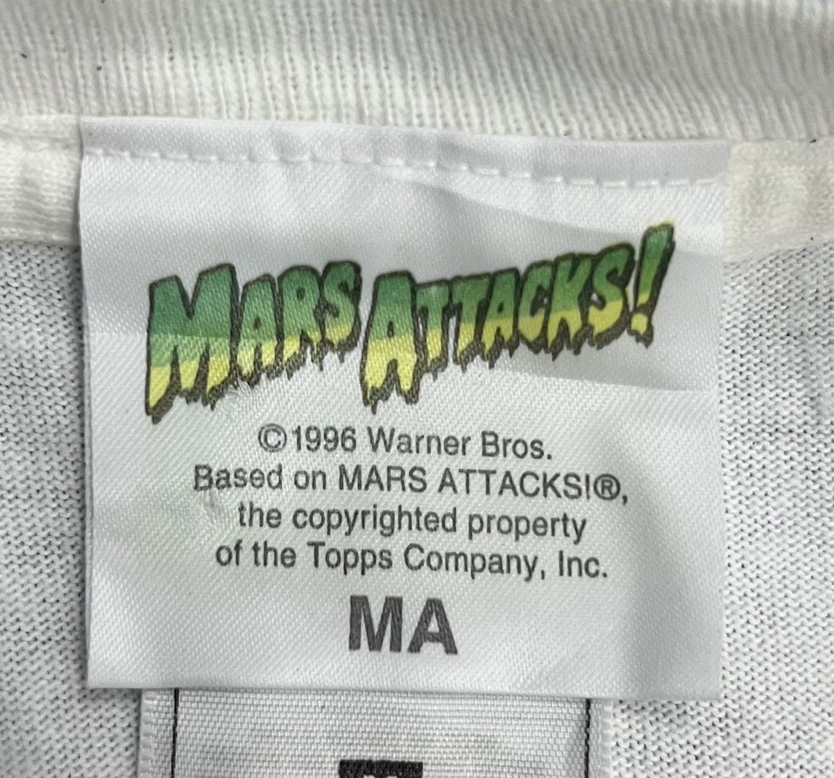 Vintage × Warner Bros VINTAGE 1996 WARNER BROS THE MOVIE MARS ATTACKS SHIRT Size US M / EU 48-50 / 2 - 7 Thumbnail