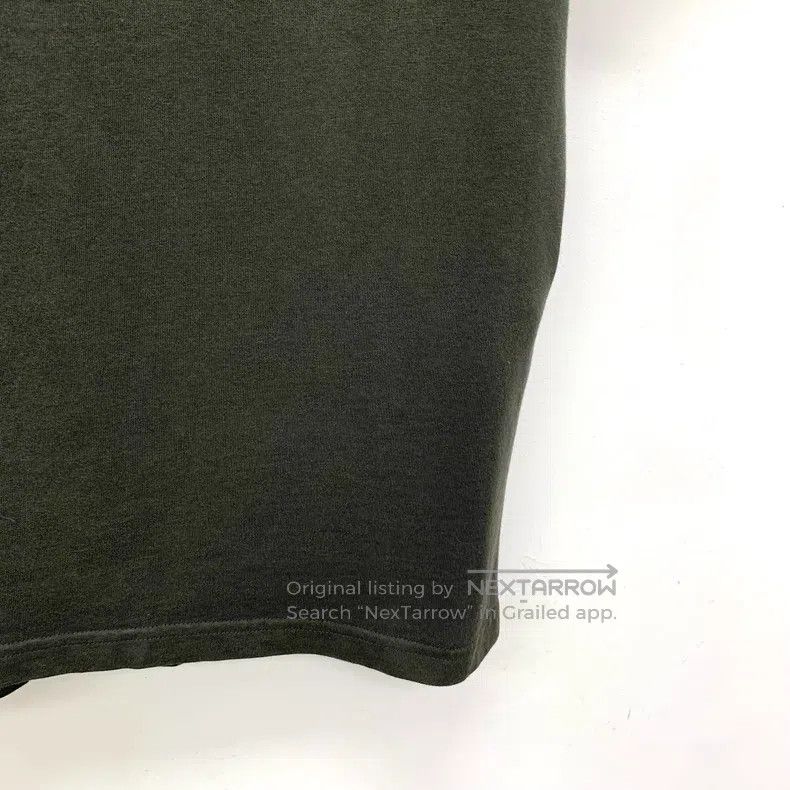Balenciaga Balenciaga Dark Green Pattern Printed Cotton Round Neck Sh Size US M / EU 48-50 / 2 - 4 Thumbnail