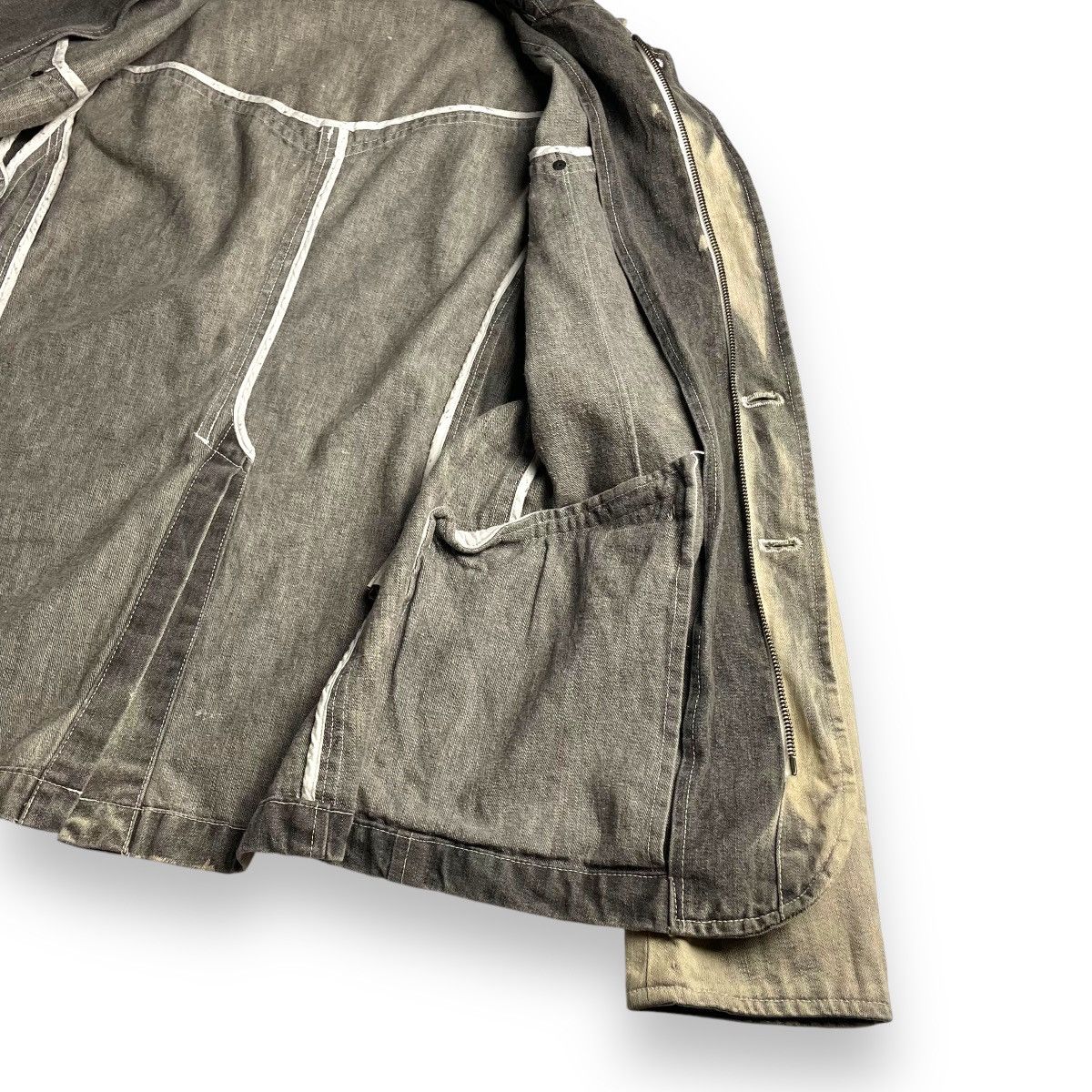 In The Attic 🇯🇵 IN THE ATTIC HOMME WASHED DENIM JACKET Size US M / EU 48-50 / 2 - 13 Thumbnail