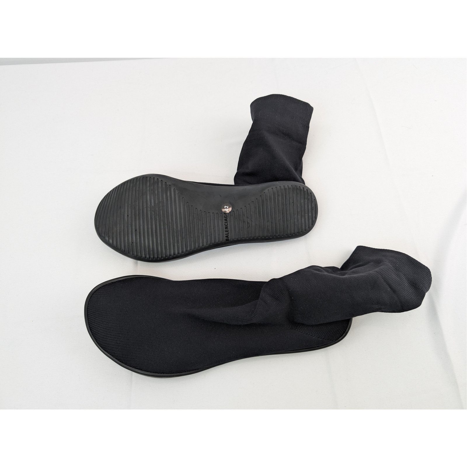 Balenciaga o1rshd1 Knit Hyperflat Socks Shoe boots in Black Size US 9 / EU 42 - 14 Thumbnail