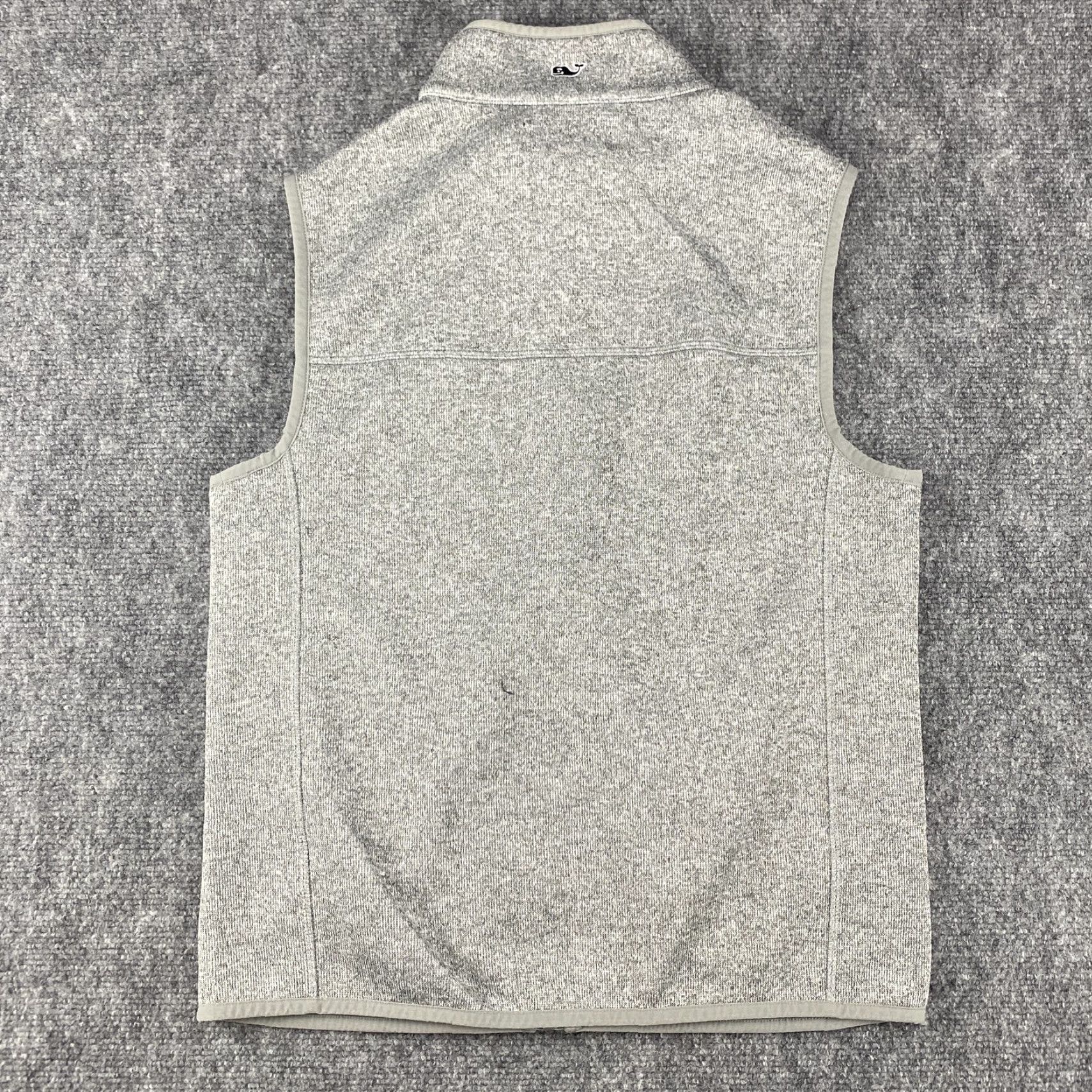 Vineyard Vines Vineyard Vines Vest Mens XS Gray Fleece Full Zip Outdoor Outdoors Rowing Club Size US XS / EU 42 / 0 - 3 Thumbnail