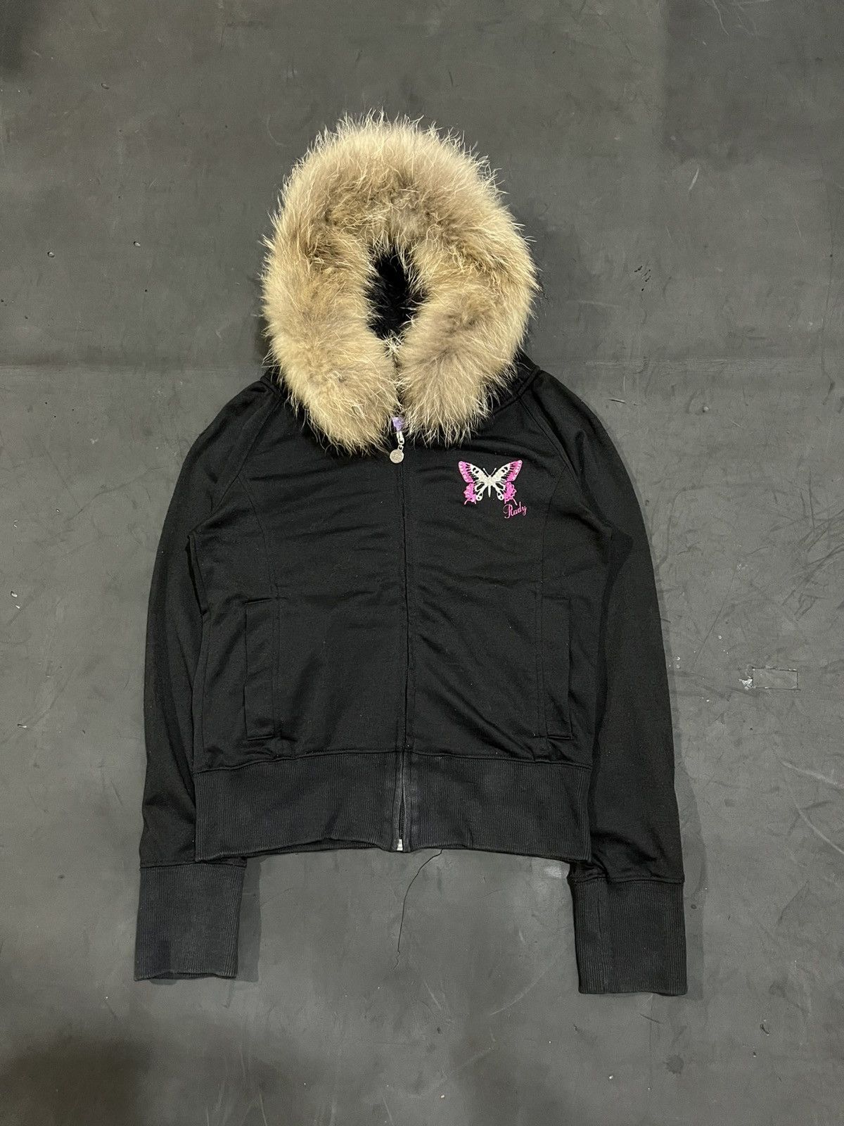 If Six Was Nine Randy butterfly fur hoodie ifisxwasnine lgb styeld Size US XS / EU 42 / 0 - 1 Thumbnail