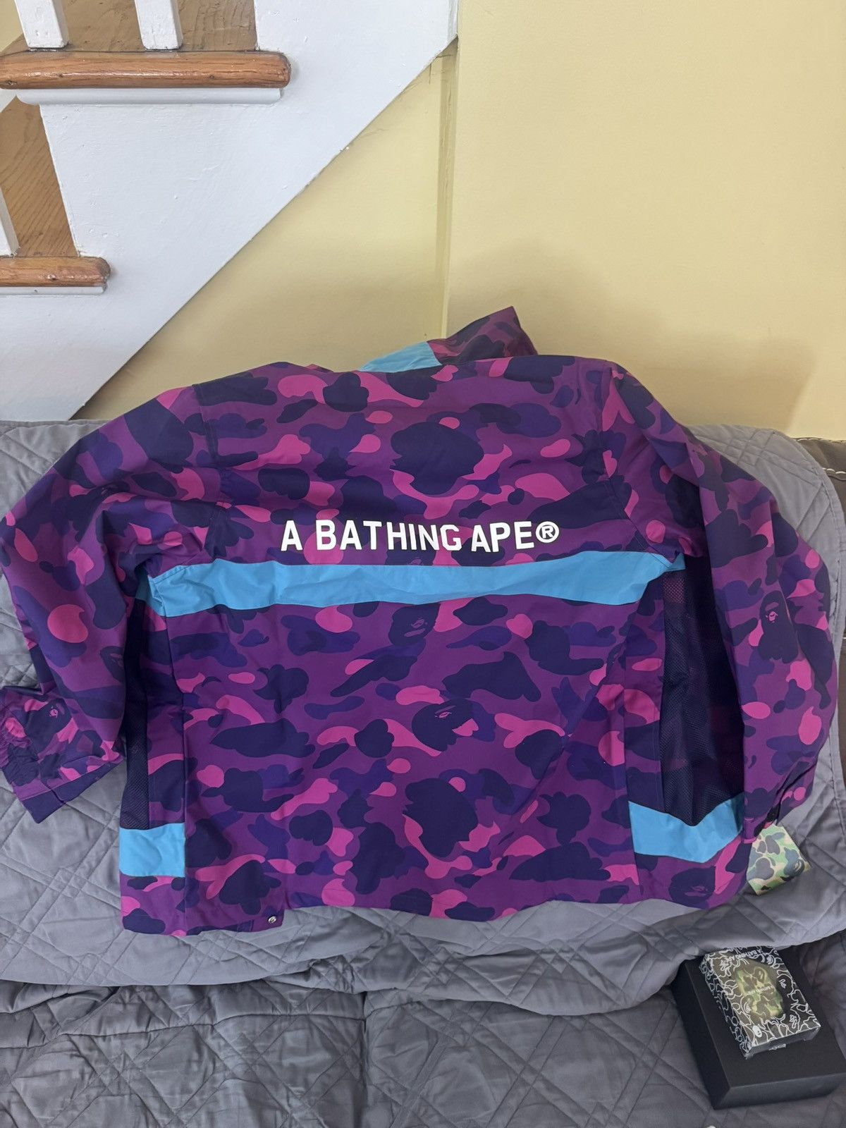 Bape Bape purple camo hooded windbreaker Size US XS / EU 42 / 0 - 3 Thumbnail