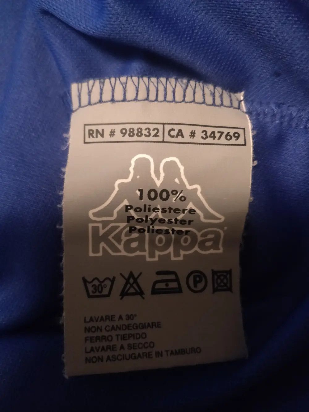 Kappa Italy 1998 Home Jersey Kappa Size US L / EU 52-54 / 3 - 3 Thumbnail
