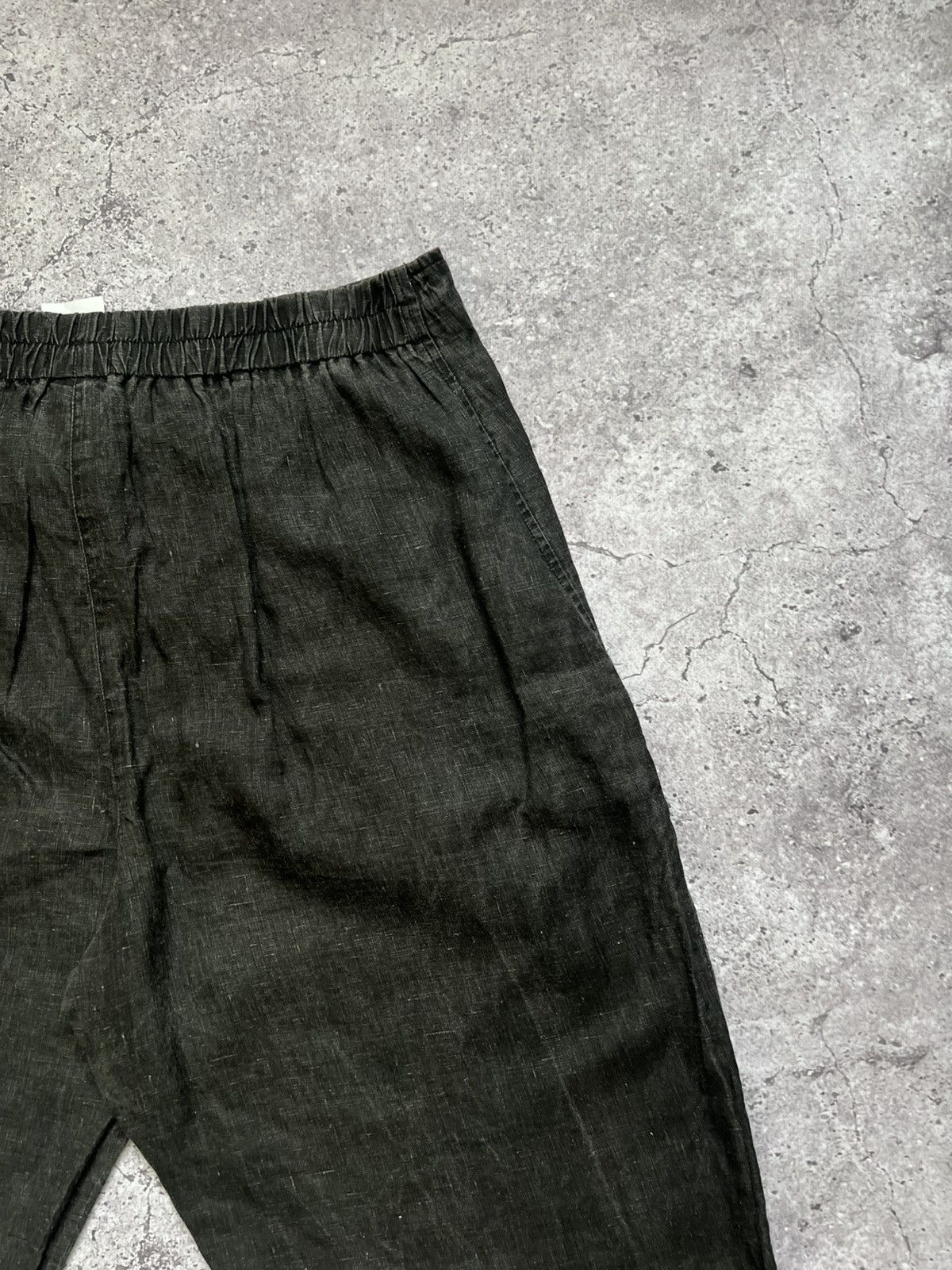 Japanese Brand × OSKA Oska Baggy Linen Pants Trousers Gray Size 26" / US 2 / IT 38 - 16 Thumbnail