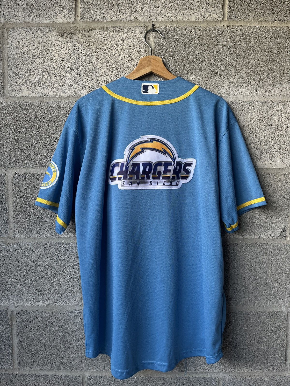 Nike × Vintage Nike NFL San Diego Chargers Baseball Football Jersey Size US M / EU 48-50 / 2 - 2 Thumbnail