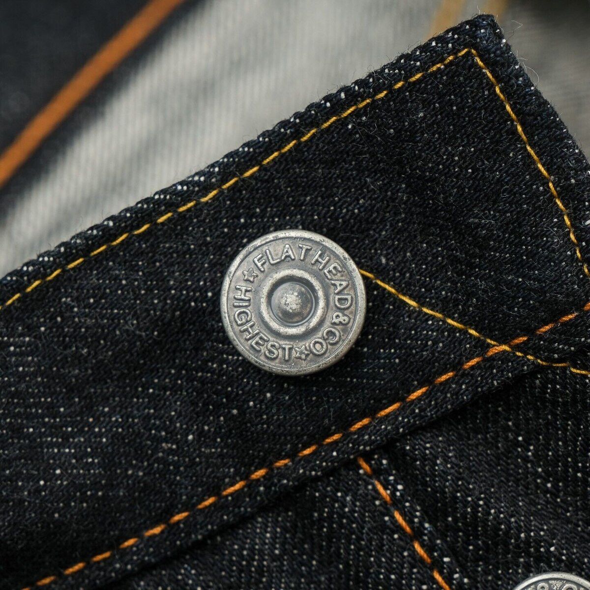 The Flat Head The Flathead 3004 14.5oz Regular Straight Japanese Raw Denim Size US 29 - 7 Thumbnail
