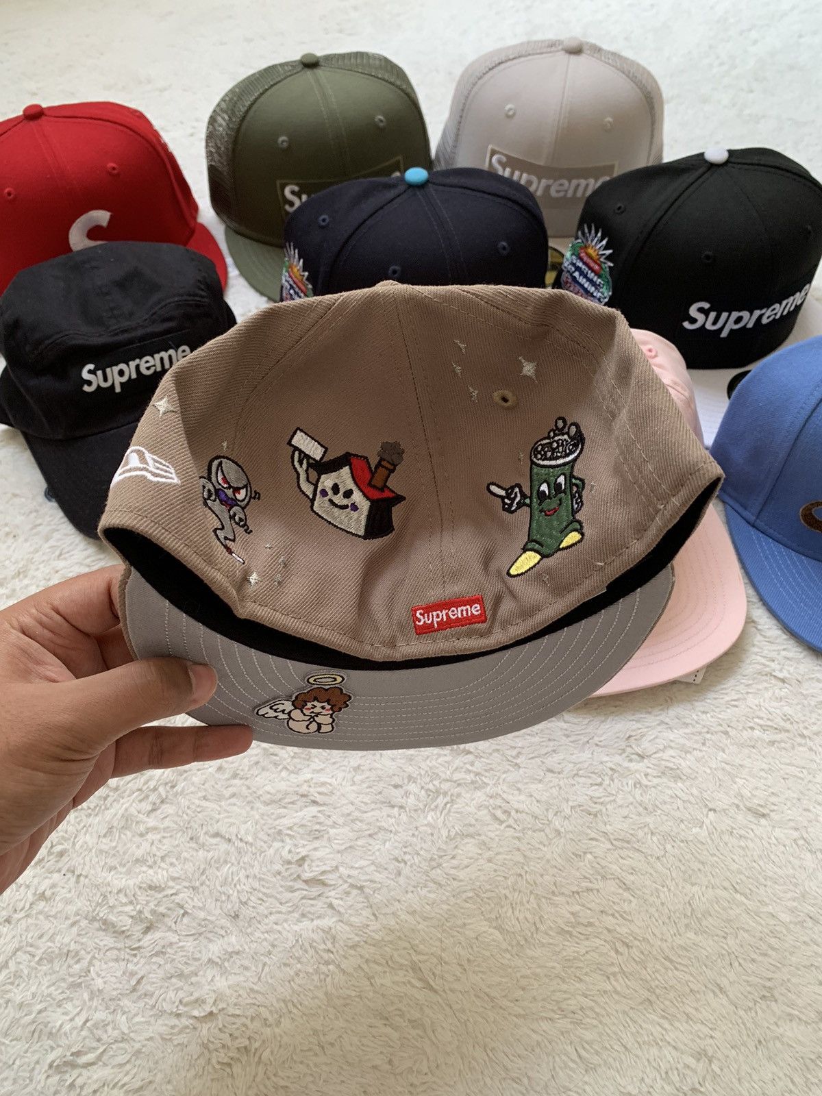 New Era × Supreme Supreme X New Era Characters S Logo SS22 Size 36 - 4 Thumbnail
