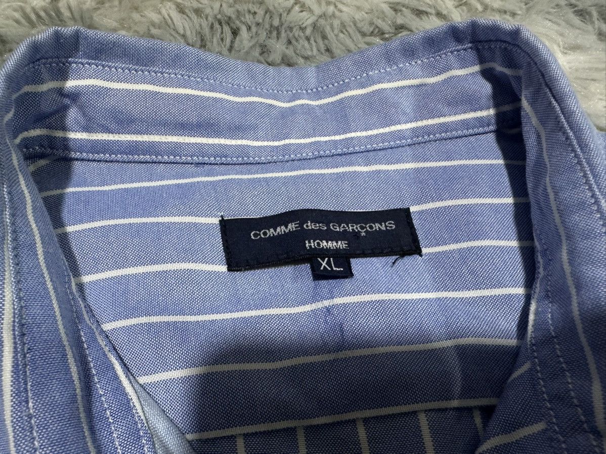 Comme des Garcons Homme 🔥Comme Des Garcons Homme Shirt Ss Crazy Striped Size US XL / EU 56 / 4 - 5 Thumbnail