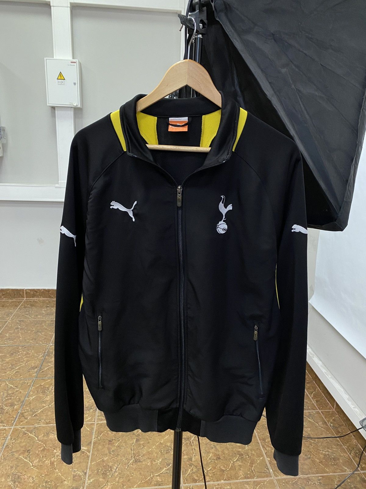Vintage Tottenham Puma Zip Hoodie Jersey Rare Retro Hype Y2K