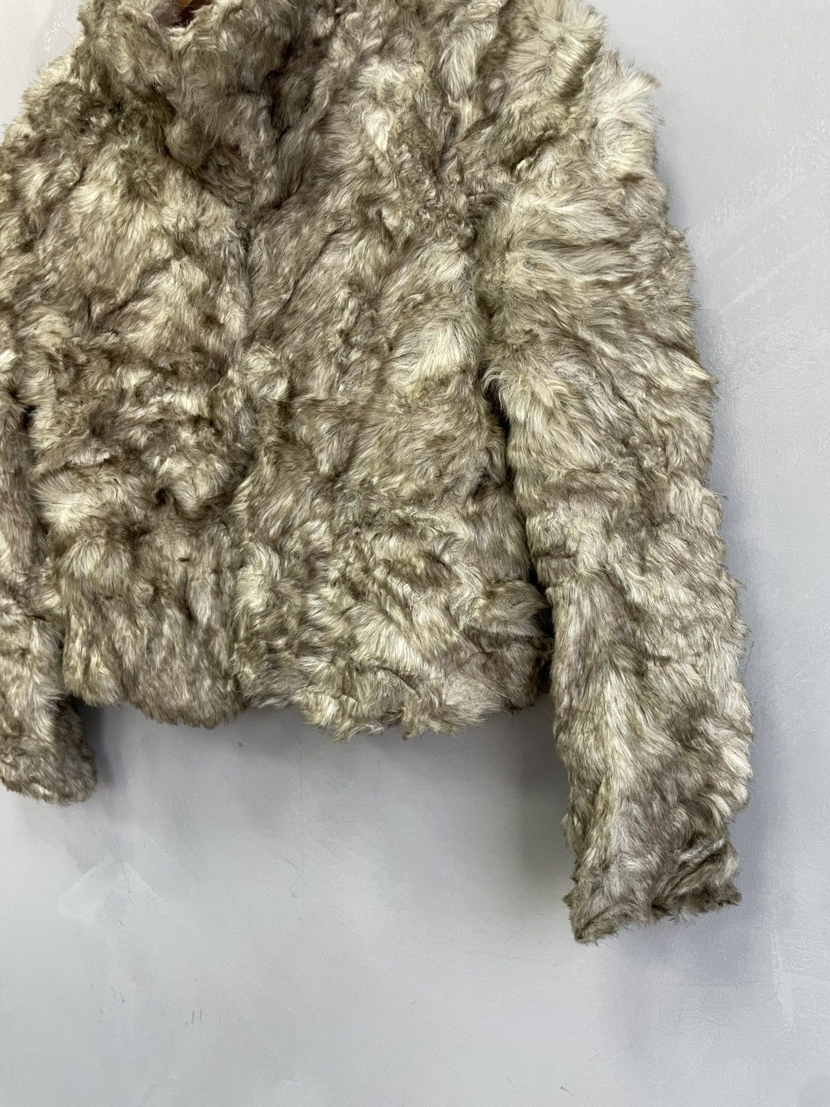 Japanese Brand RARE vintage faux fur BARBIE CROPPED coat jacket Y2K Size M / US 6-8 / IT 42-44 - 3 Thumbnail