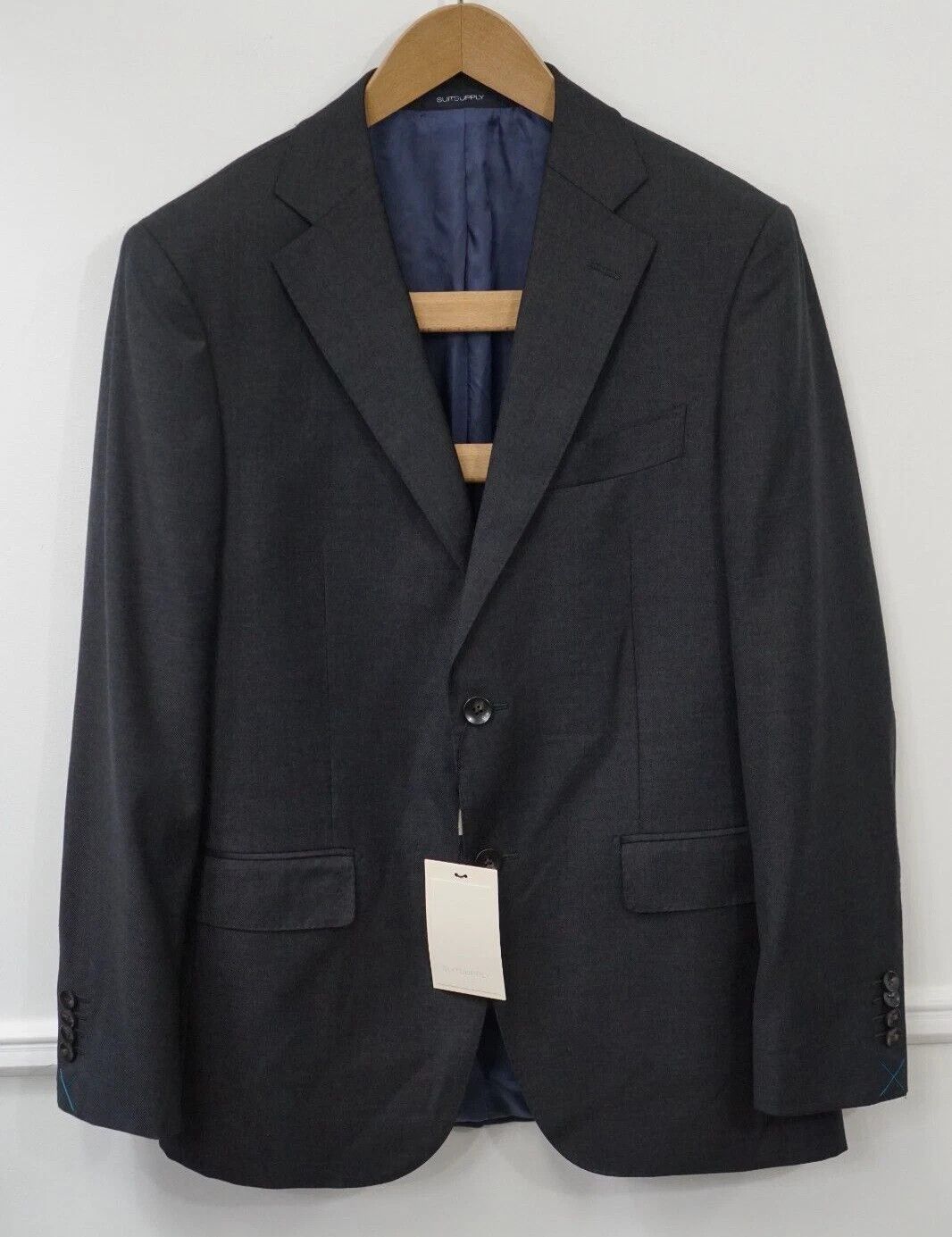 Suitsupply Men Suitsupply Blazer Napoli Single Breasted Reda Wool US38 Size 38R - 1 Thumbnail