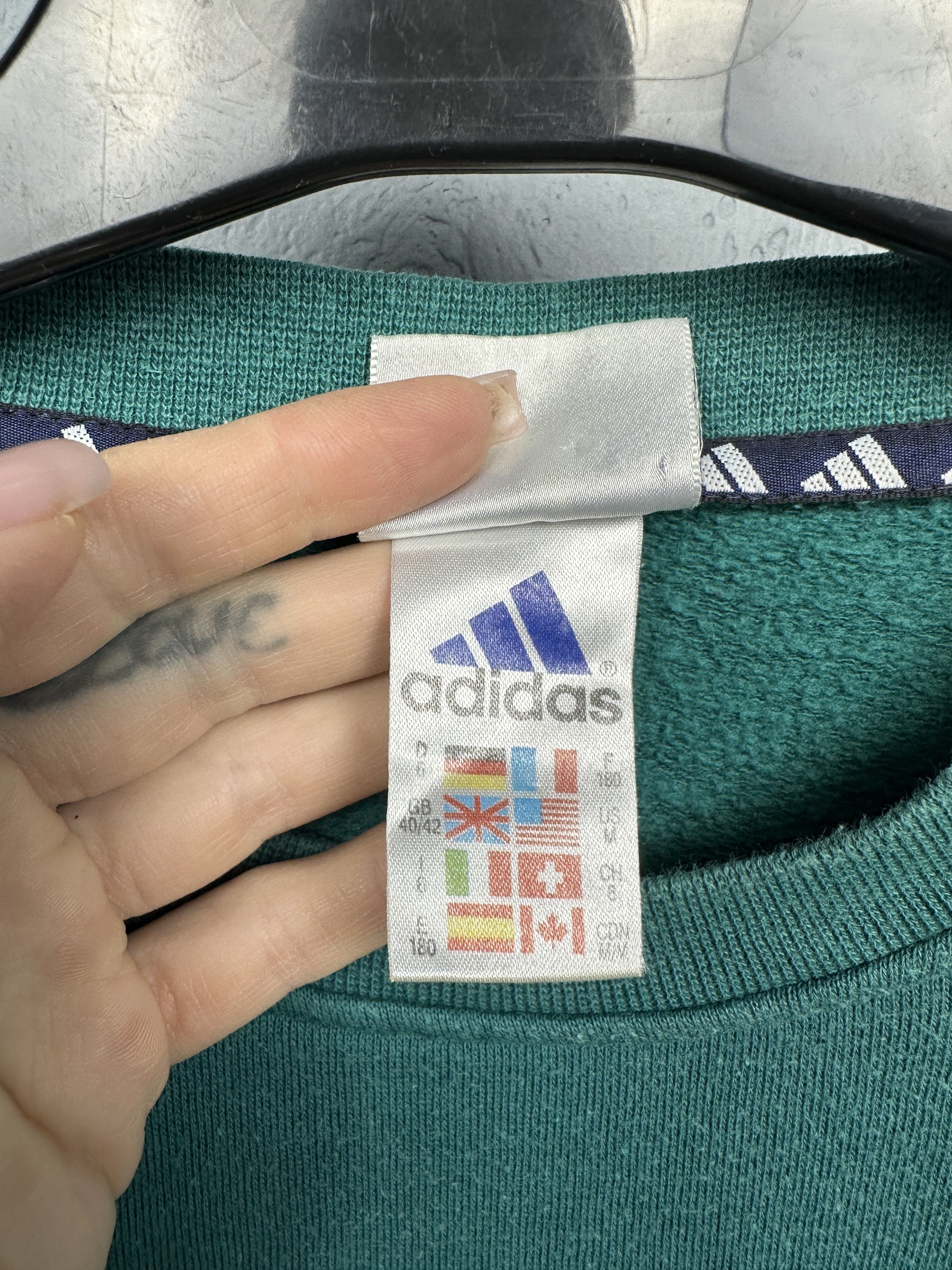 Adidas Adidas 90s Vintage Mens Crew Neck Sweatshirt Size US M / EU 48-50 / 2 - 5 Thumbnail