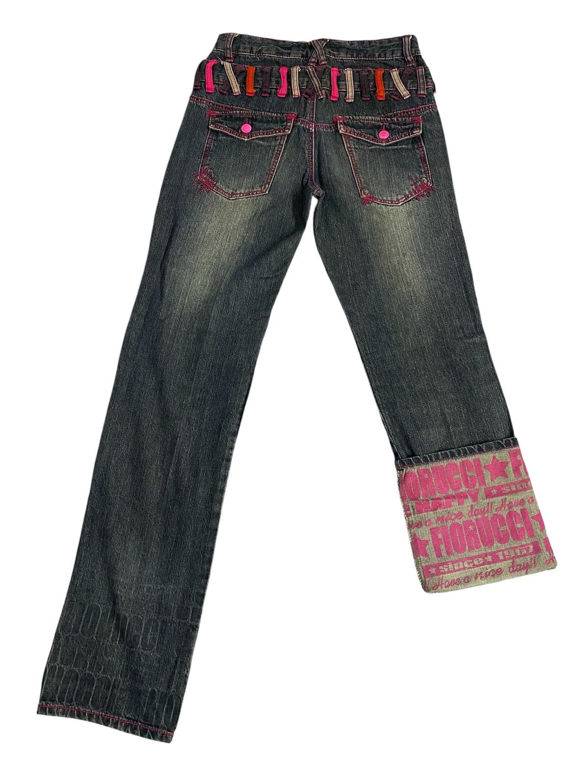Fiorucci Fiorucci Japan Y2K Graphic Jeans Size 30" / US 8 / IT 44 - 2 Thumbnail