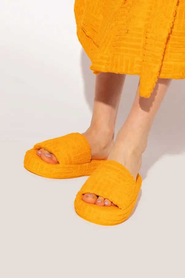 Bottega Veneta o1loc1c0724 659139 Resort Sponge in Orange Size US 9 / IT 39 - 5 Thumbnail