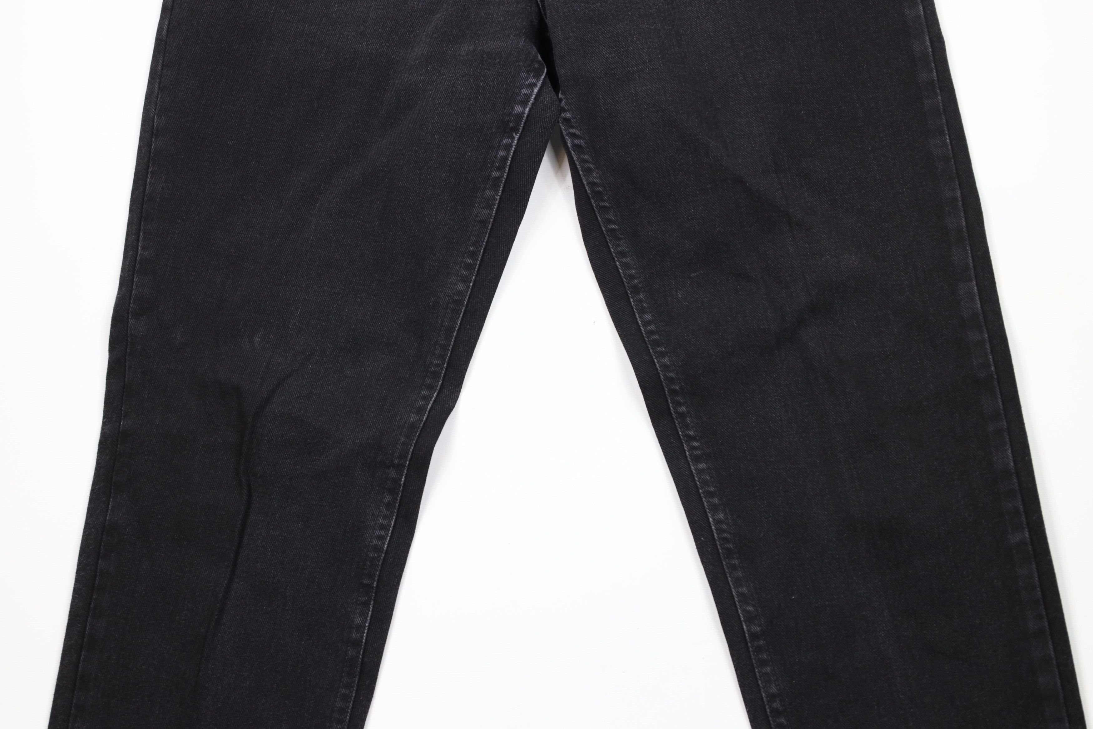 Lee × Vintage Vintage 90s Lee High Waist Tapered Leg Denim Jeans Black Size 36" / US 14 / IT 50 - 3 Thumbnail
