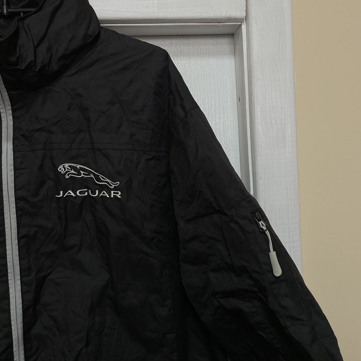 Formula 1 × Vintage Vintage Jaguar moto black jacket racing hooded nascar Size US XXL / EU 58 / 5 - 2 Thumbnail