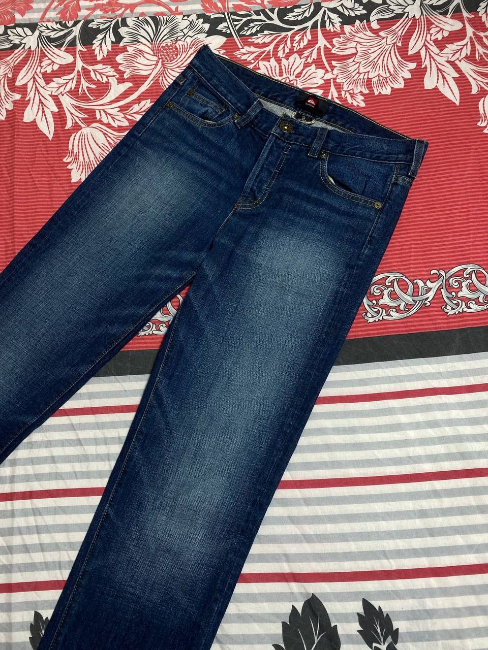 Quiksilver × Vintage VINTAGE QUIKSILVER DARK WASH JEANS Size US 28 / EU 44 - 16 Thumbnail