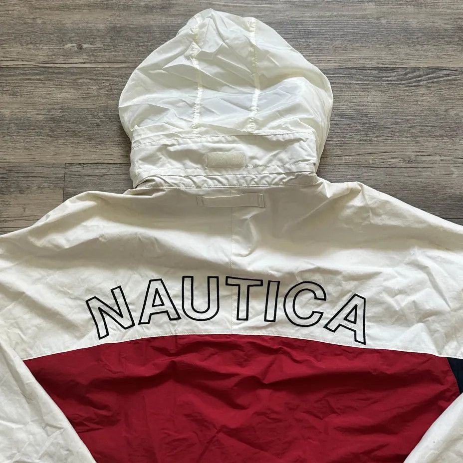 Nautica Vintage Nautica NX1000 Sailing Windbreaker Hooded Jacket Size US XL / EU 56 / 4 - 2 Thumbnail