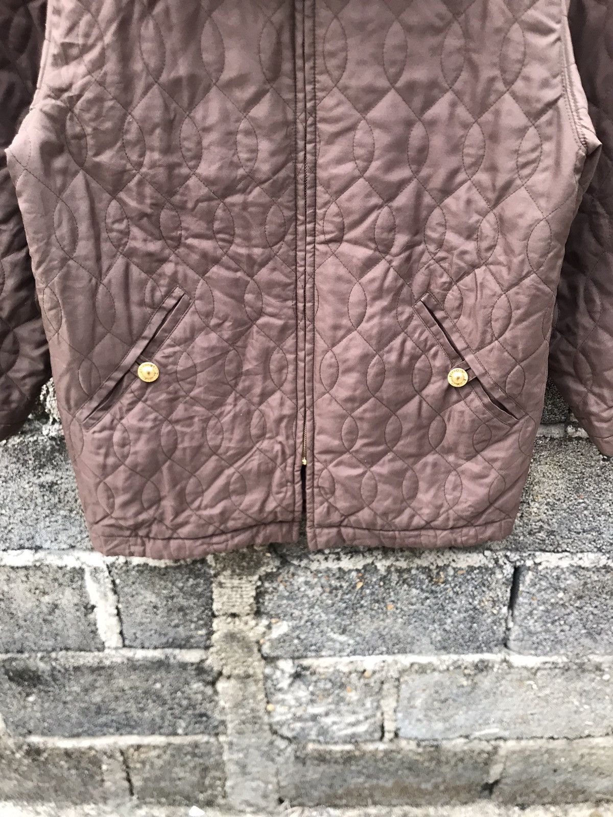 Japanese Brand × Valentino ⚡️Vintage Claudio Valentino Zipper Quilted Jacket Size US M / EU 48-50 / 2 - 4 Thumbnail