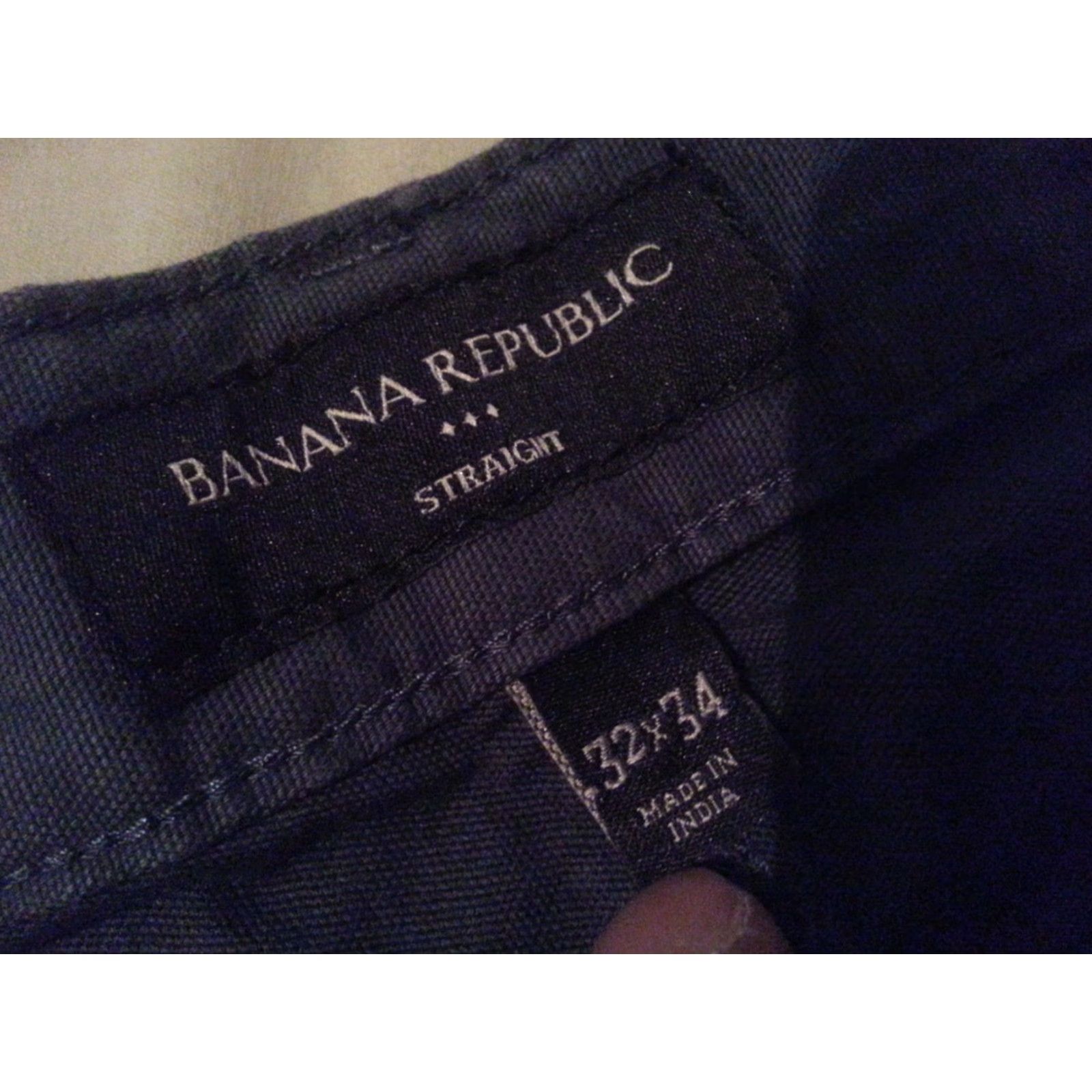Banana Republic Banana Republic Pants Khaki Gray 32x34 Cotton Straight Regular Men's Jeans Chino 34 Inseam Gray/Khaki (Banana Republic) Size US 32 / EU 48 - 4 Thumbnail